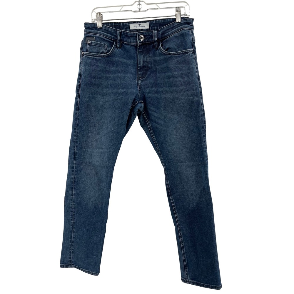 TOM TAILOR Men's Dark Wash Josh regular slim Leg Jeans Size 29x30